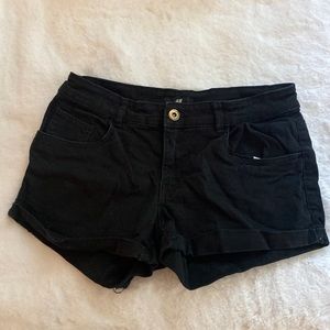 H&M Black short shorts | size US 4 - gently used